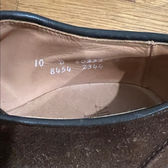 Allen Edmonds Dark Brown Suede Oxfords “Hancock” main image 9